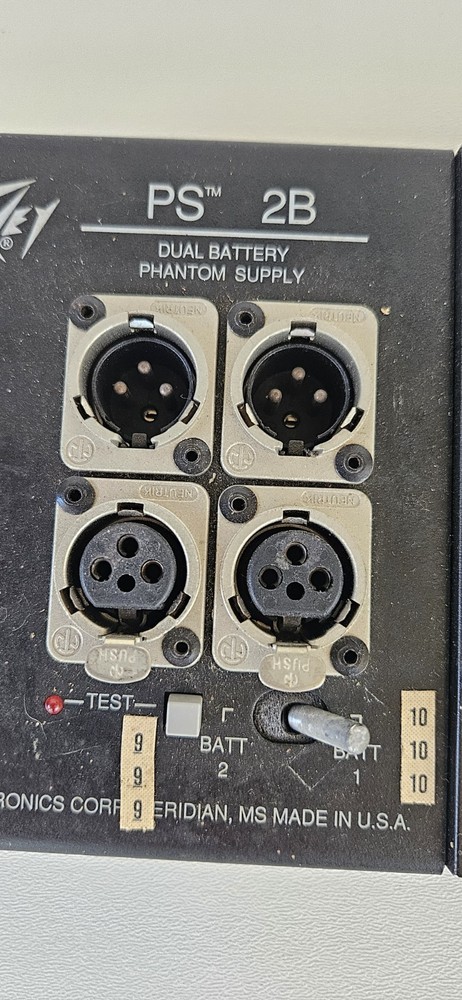 Peavey PS 4AC & PS 2B Phantom Power Supply Lot Untested As Is