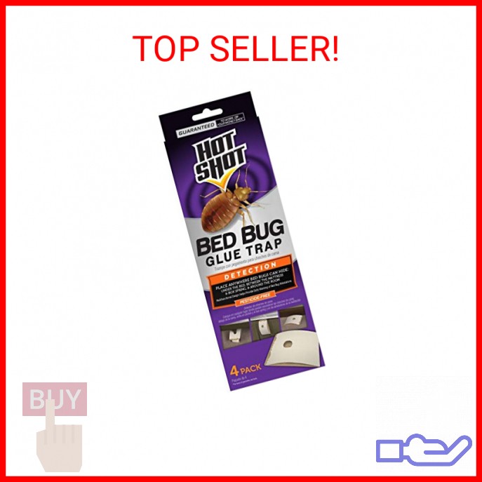 Hot Shot Bed Bug Glue Trap 4 ct