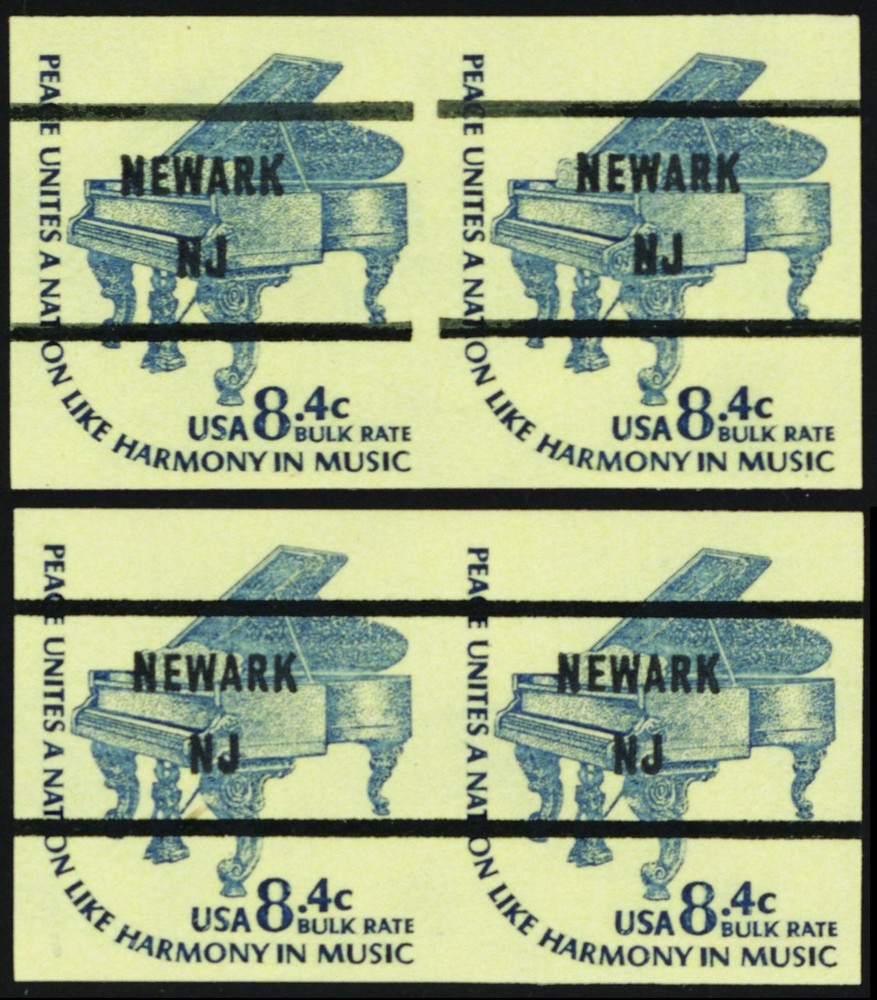 1615Ce, Mint NH 8.4¢ Imperforate Error Pair & Gap Pair - Stuart Katz