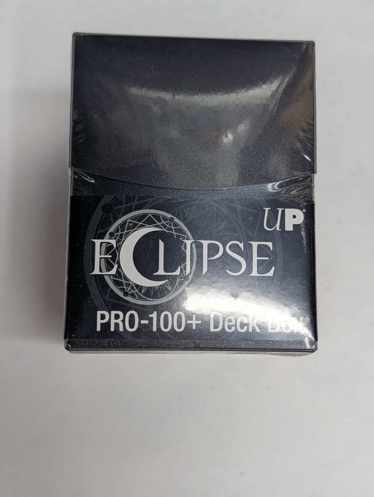 Ultra Pro Eclipse PRO 100+ Deck Box BLACK Locking Lid w/ 1 Card Divider