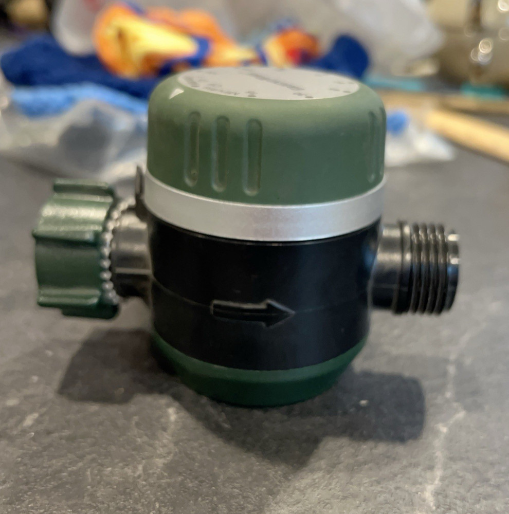 New GroundWork Mechanical Water Timer ABS Plastic Green 8 Separate Settings