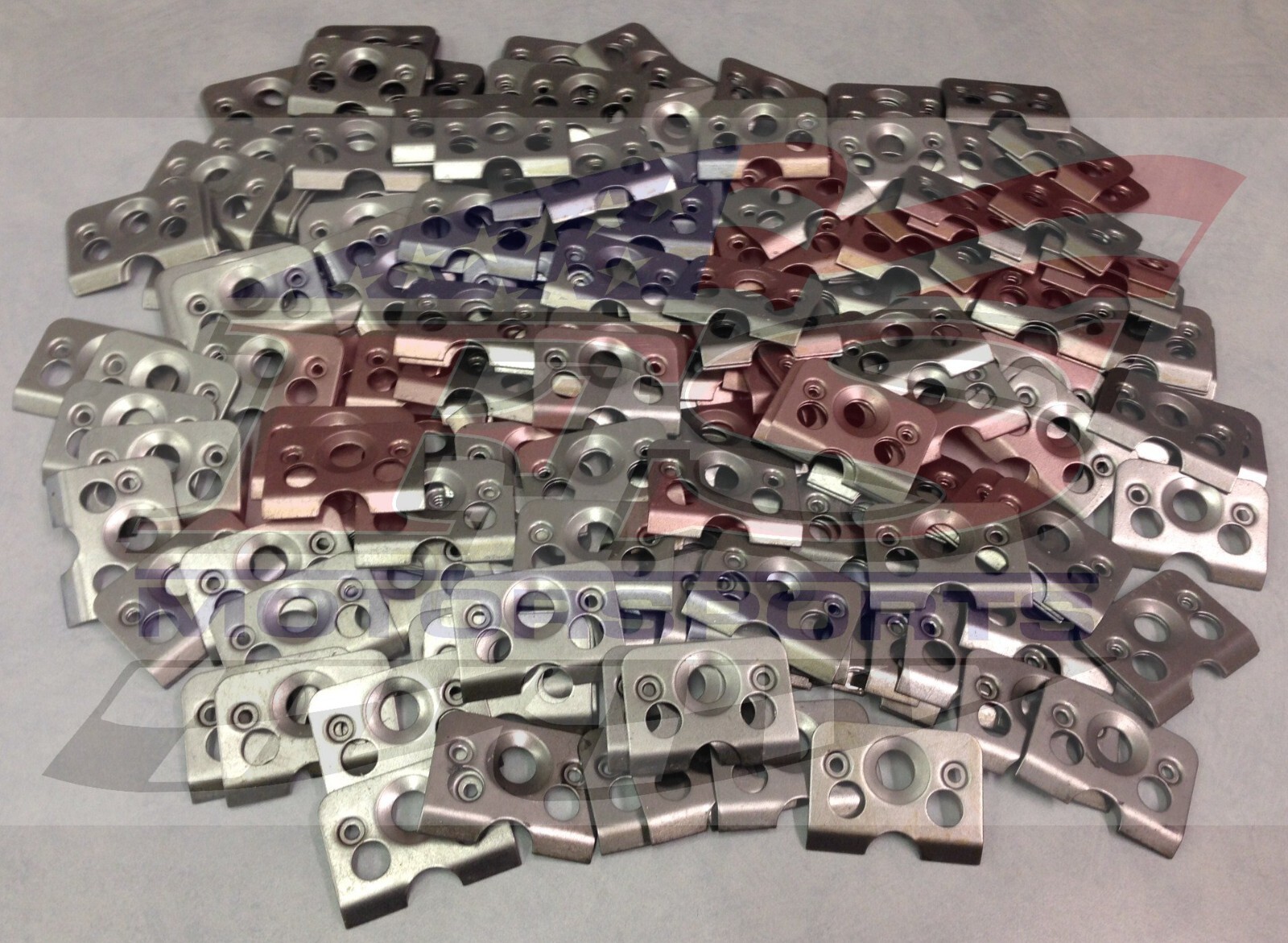 1 3/8" Lightweight Dzus Weld Plate Tab for 7/16" Button- Lot of 100