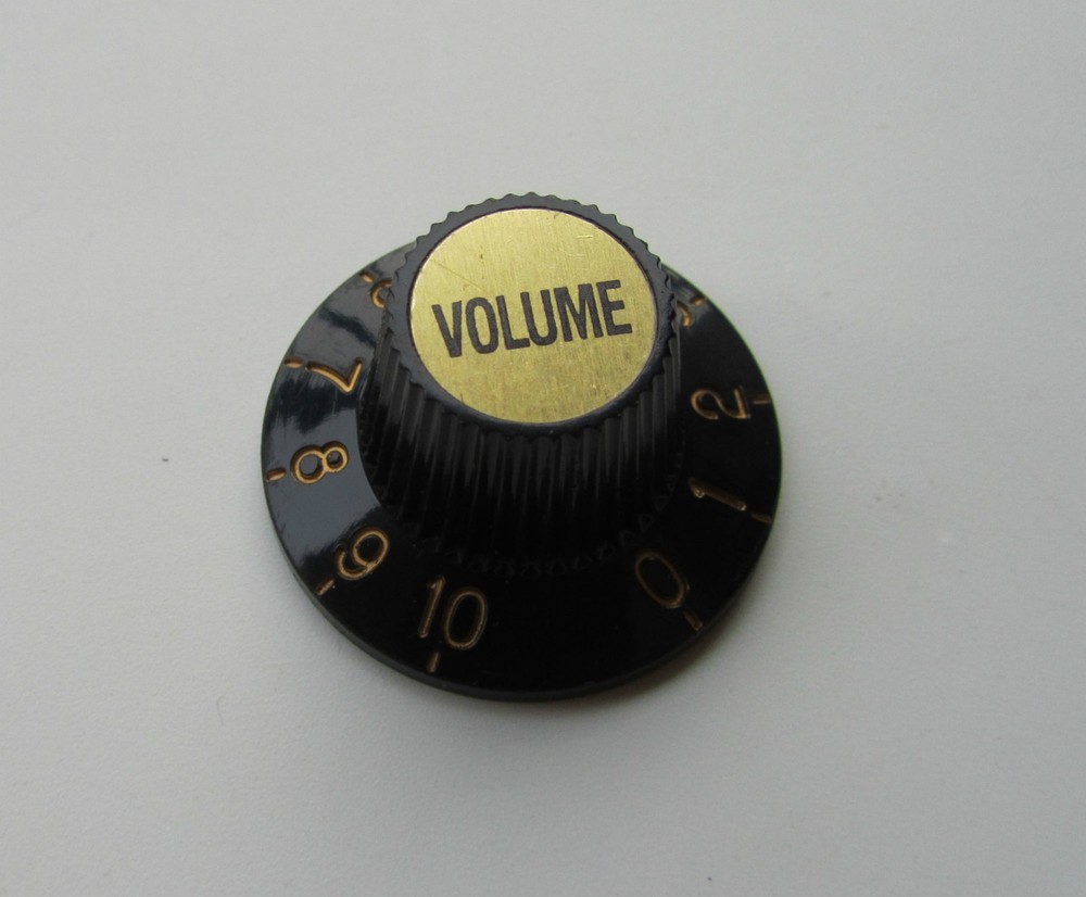 Black W/ Gold Witch Hat Knobs Guitar Knobs for LP Epiphone SG