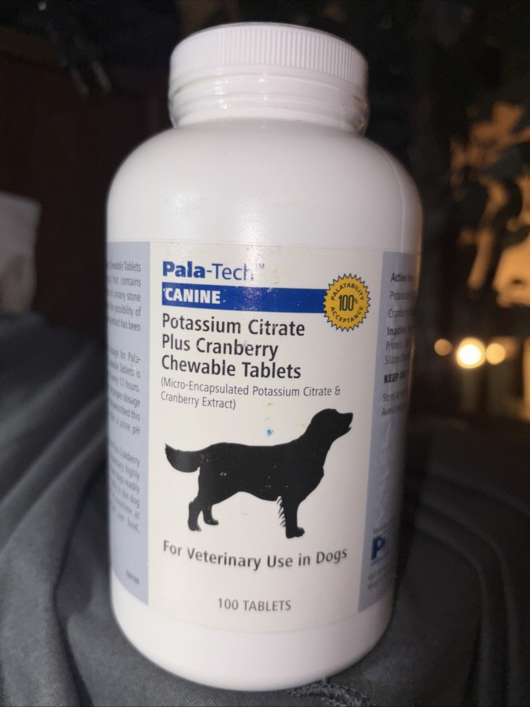 Pala-Tech Potassium Citrate Plus Cranberry Chewable Tablets (100 Tablets)