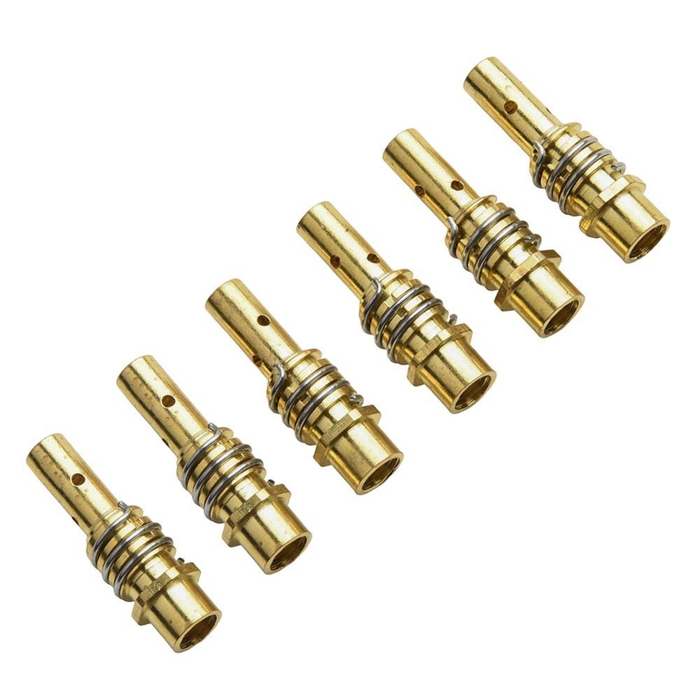 6PCS Contact Tip Holder Diffuser for 15AK MIG MAG Welding Torch Nozzle Set