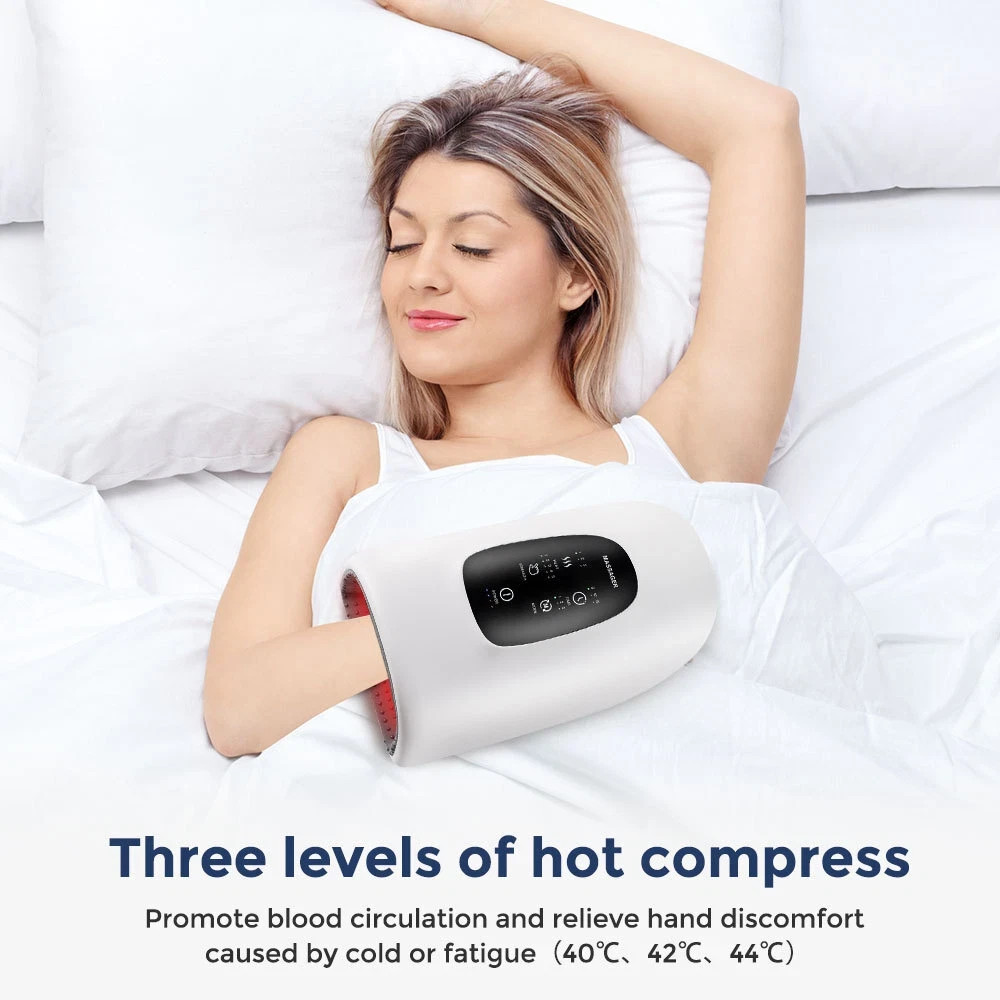 Hand Massager with Heat and Compression - Personal Massage Machine