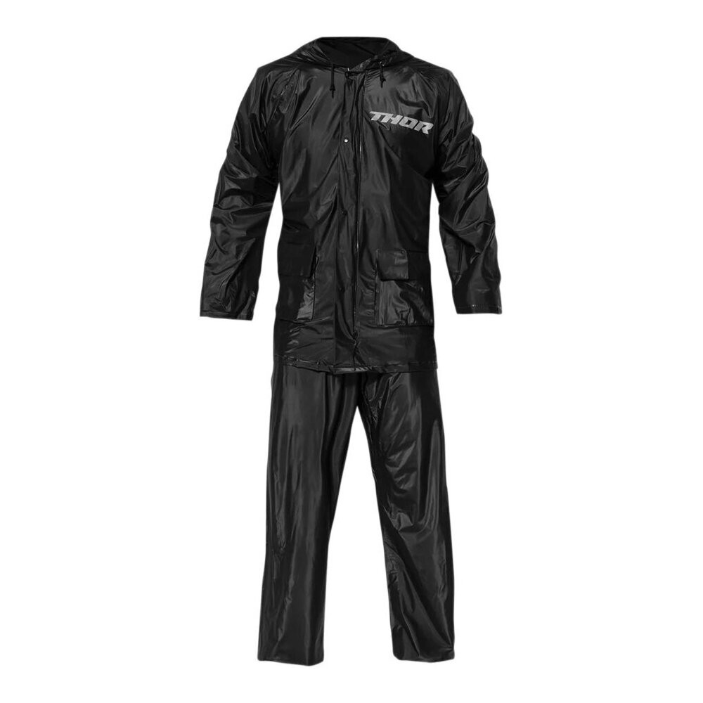 Thor Rain Jacket Black Enduro MTB