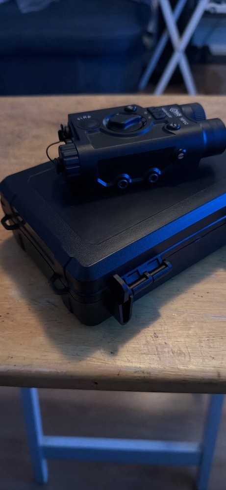 gun laser flashlight combo