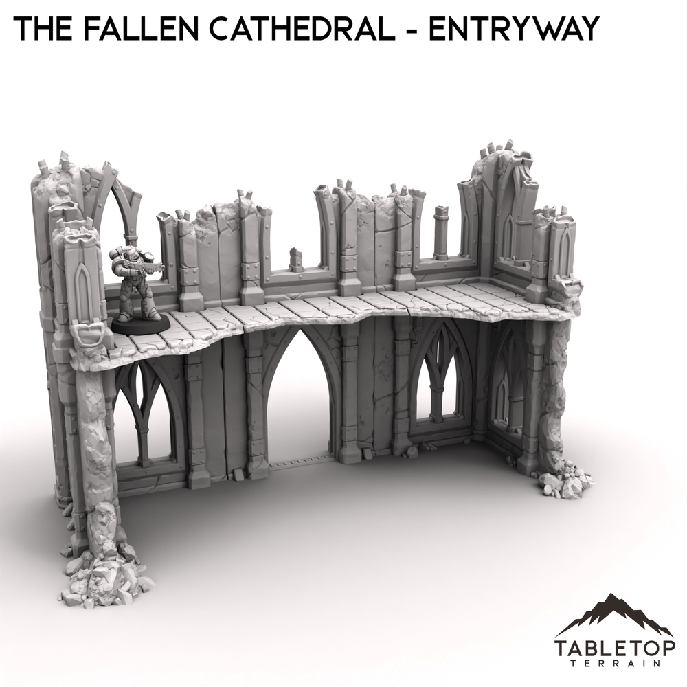 The Fallen Cathedral - Entryway - Grimdark Gothic Wargaming Tabletop