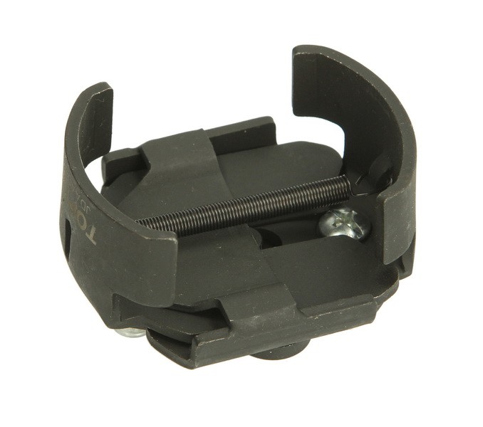 Self-adjusting oil filter wrench - clamp