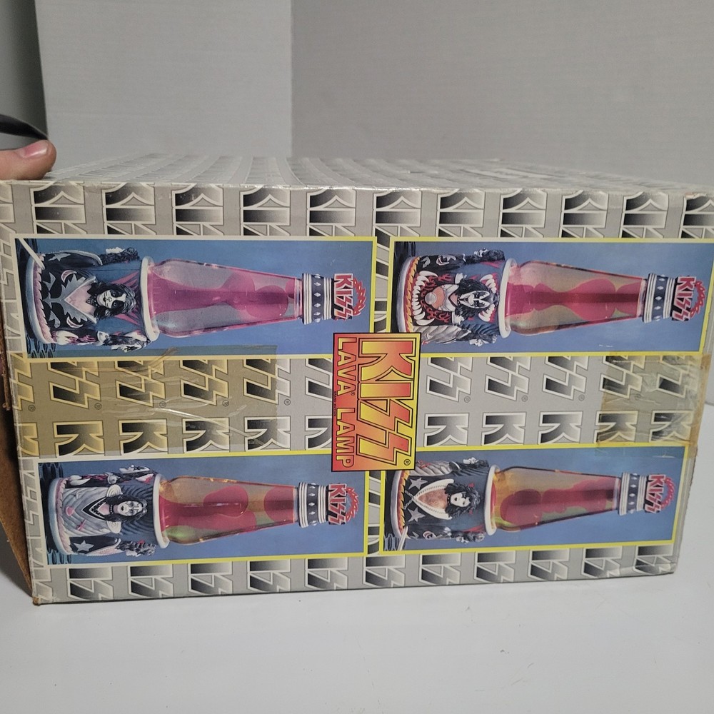 KISS Lava Lamp - 1999 Vintage Rock Band Rare Limited Edition Spencers