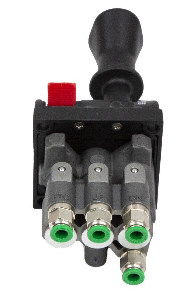 Cabin Control Valve w/ PTO Switch Dump System Hoist Air Control Valve 4 Axis