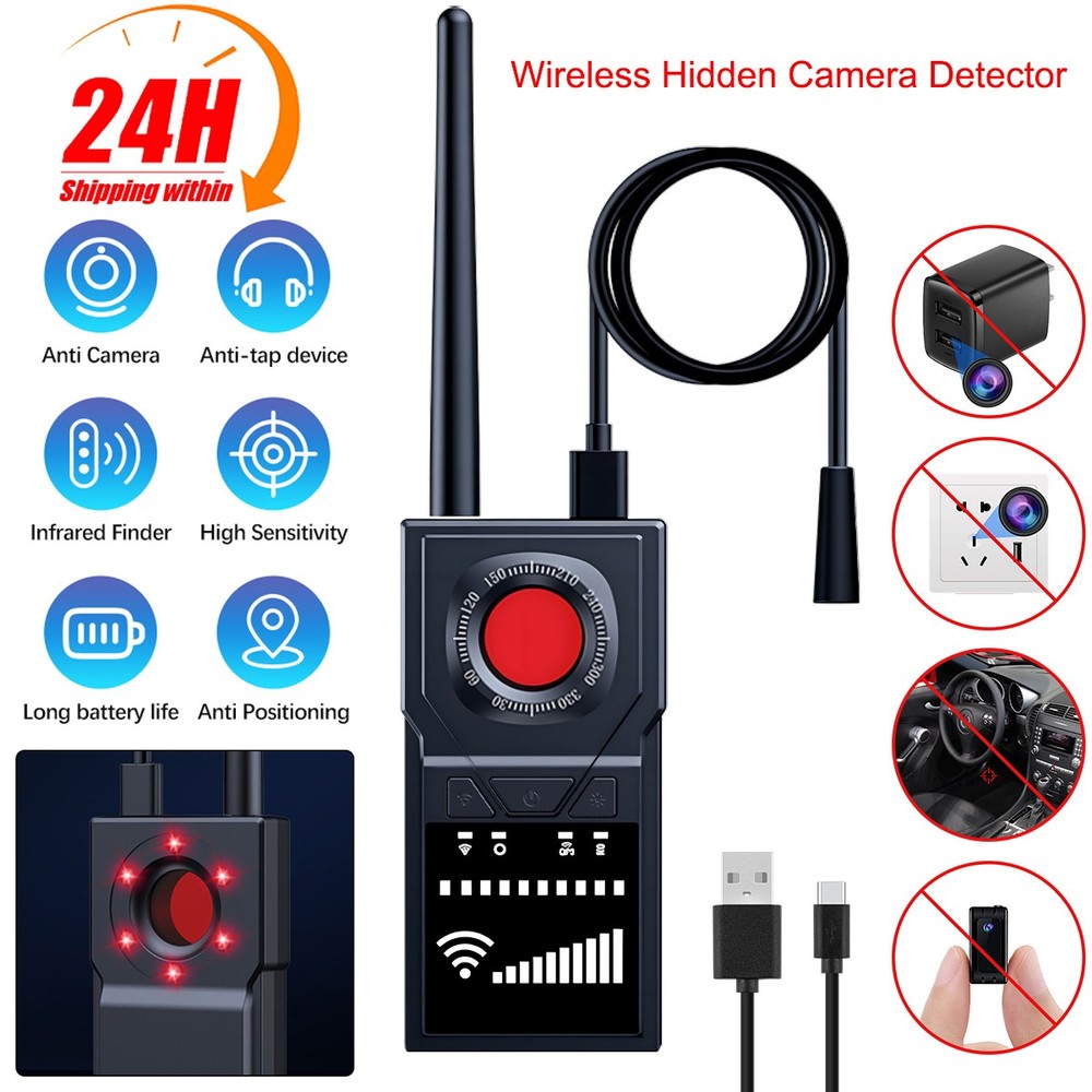 Detector Anti Spy Bug Detector GPS Tracker Finder Scanner Device Hidden Camera