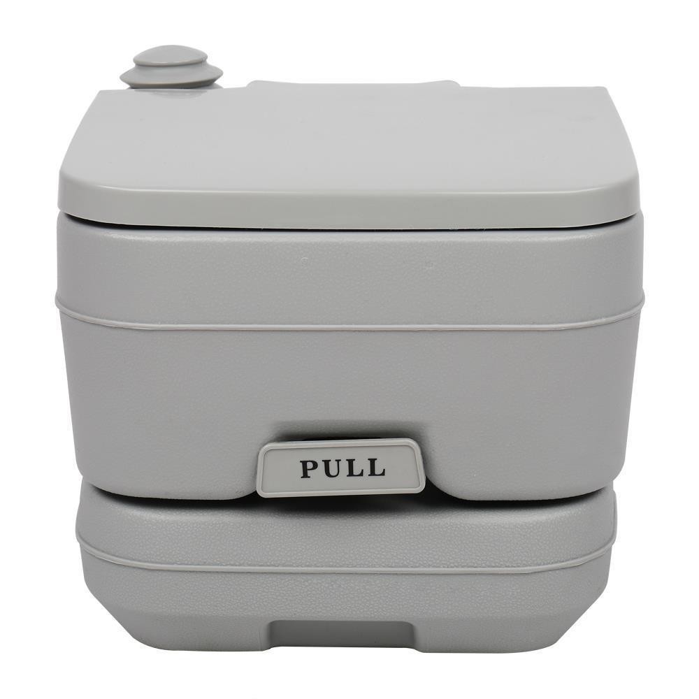 Portable Toilet 2.8 Gallon 10L Flush porta-potty Outdoor Indoor