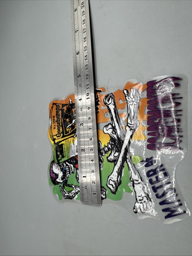 Goosebumps Skeleton Window Cling & Extras