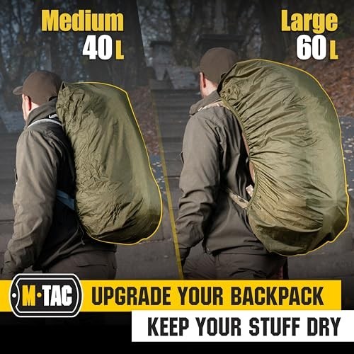 Waterproof Backpack Rain Cover - Durable Bag Protector for Hiking, Travel, Campi