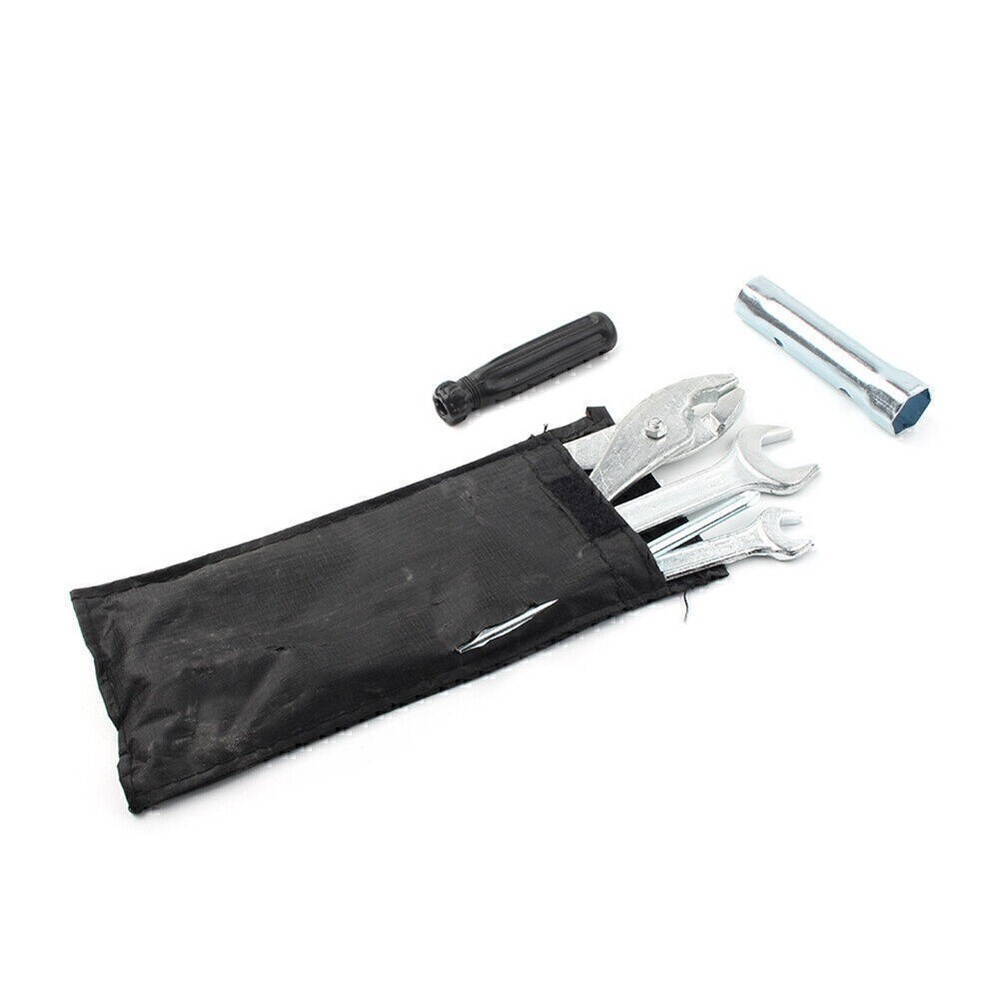 Spark Plug Spanner Wrench Plier Socket Tool Set With Storage Pocket Motorcycle