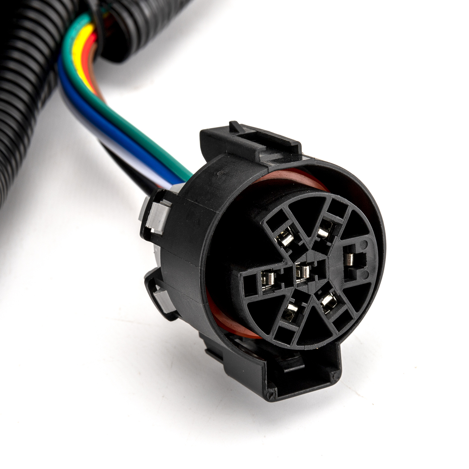 For 99-16 Ford F-250 Super Duty ,7FT 7 Pin Trailer Plug Wiring Harness Extension