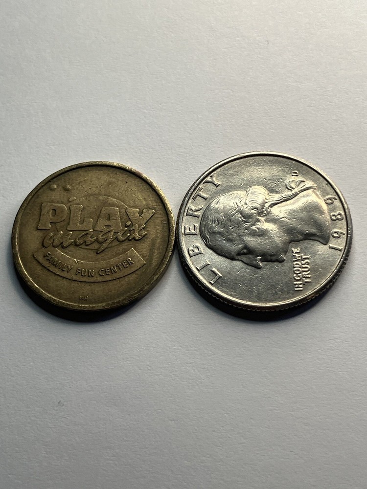 SCARCE PLAY MAGIX ARCADE TOKEN Defunct #sw1