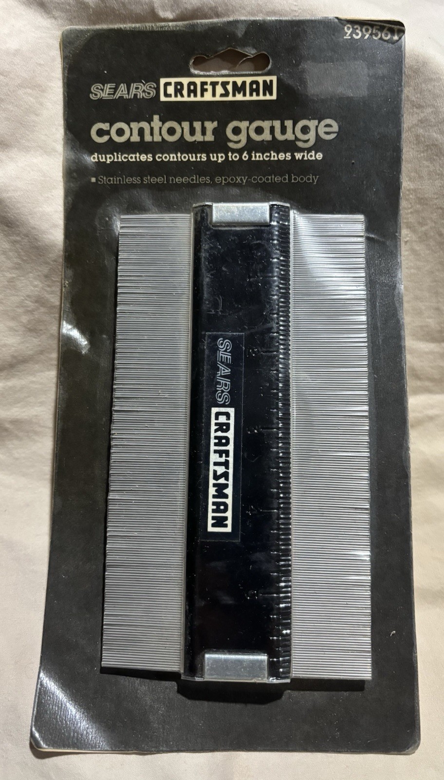 CRAFTSMAN #9-39561 6" STAINLESS CONTOUR GAUGE NOS Sealed in Original Packaging