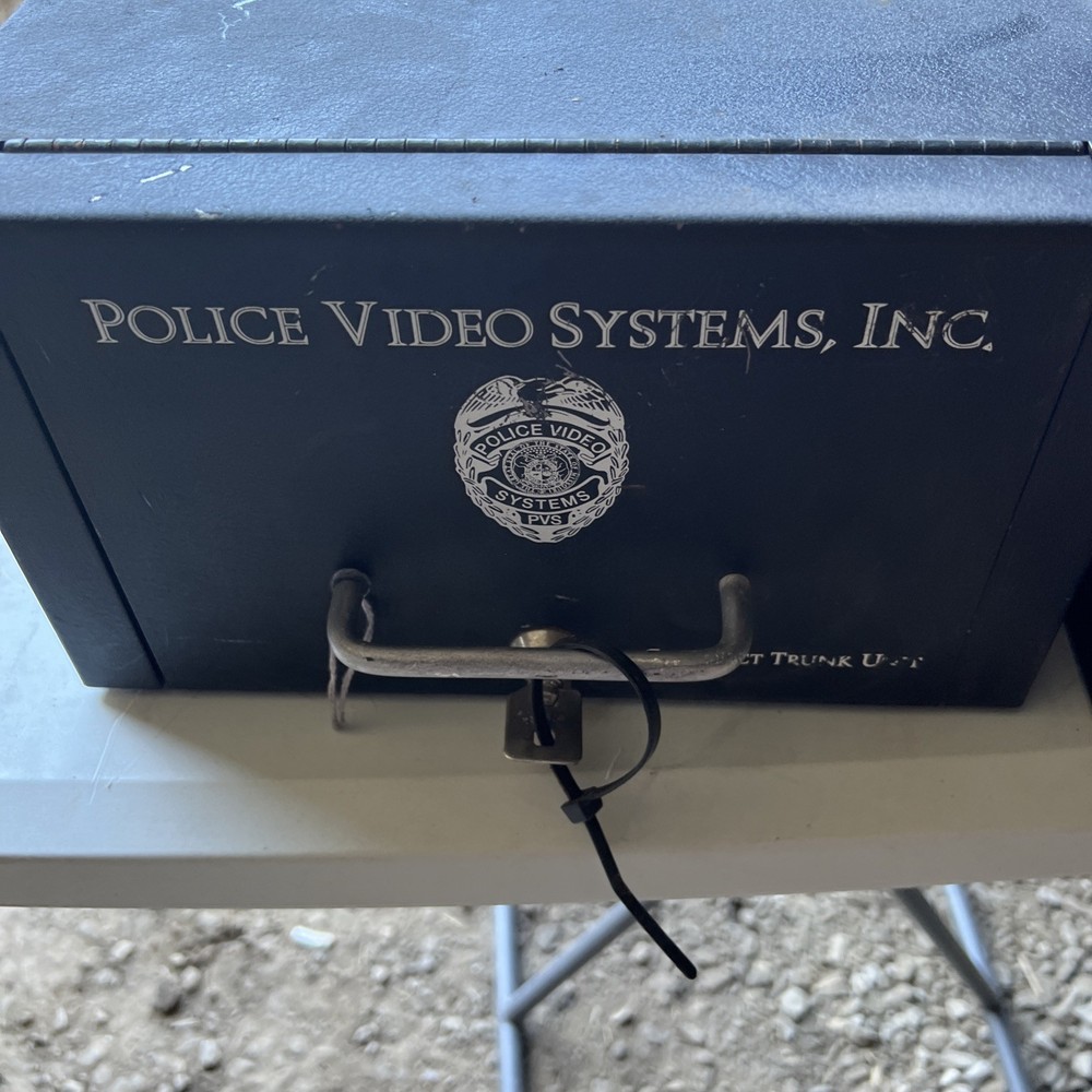 police video systems compact trunk unit