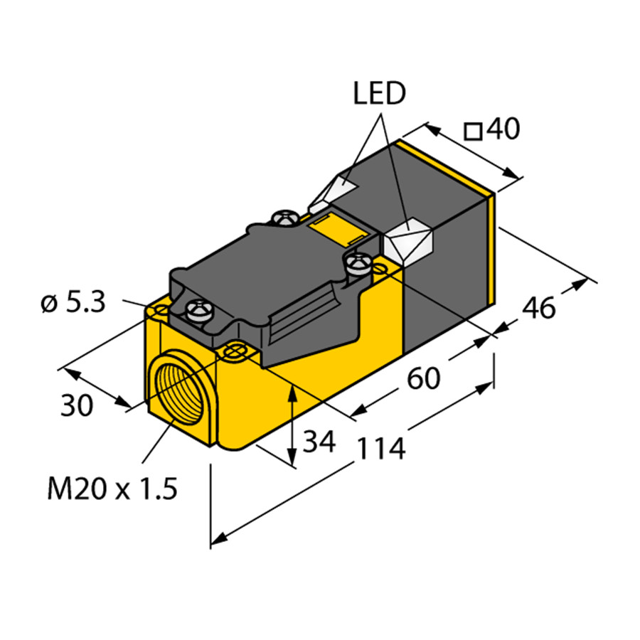 TURCK BI15-CP40-Y1X 10110 Inductive sensor