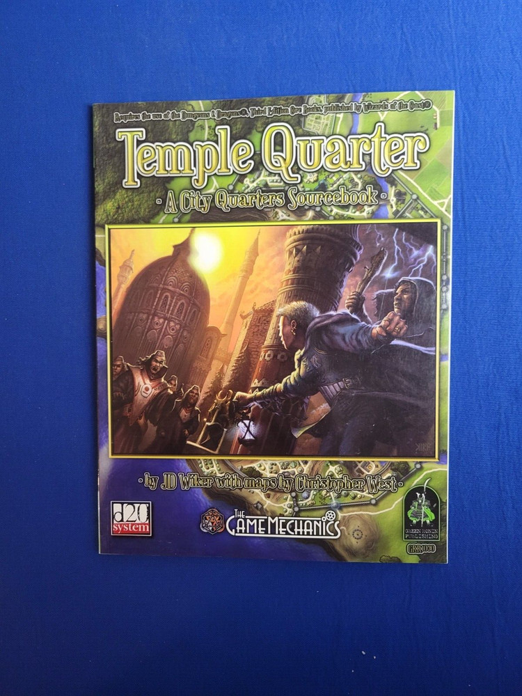 Temple Quarters Sourcebook - Green Ronin