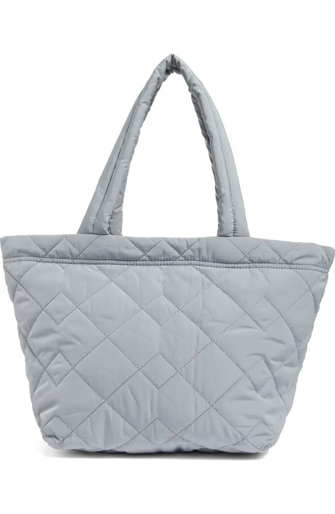 Marc Jacobs Medium Quilted Nylon Tote ~NWT~ Rock Grey