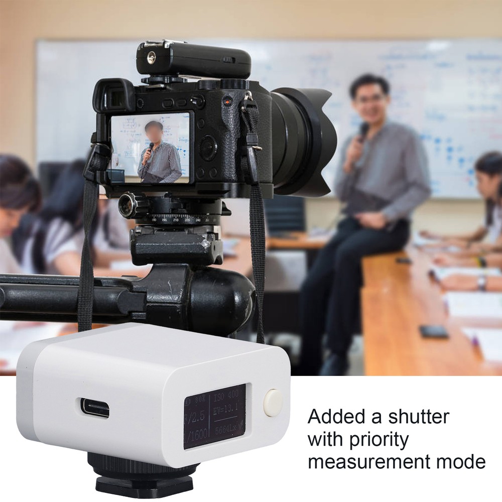 Camera Light Meter Photography Upper Reflection Photometer With USB Cable♡