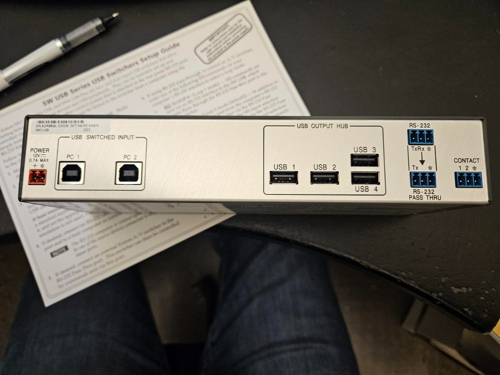 EXTRON 2 Output - USB Switcher/ RS232 controllable #60-952-02