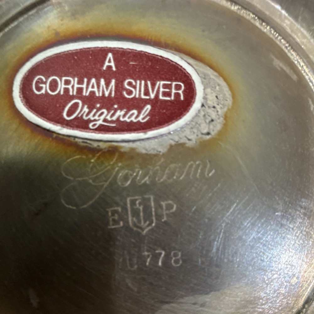 Gorham Silverplate Bowl Elegant Collectible Decorative Serving Dish