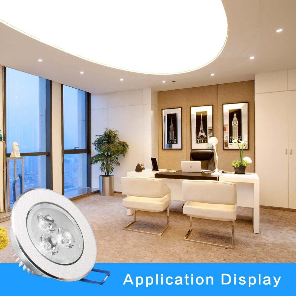 10PCS Dimmable LED Downlight 9W 12W 15W Recessed Ceiling Light Spotlight