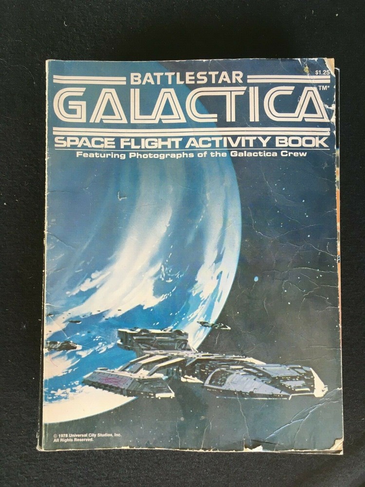 1979 Battlestar Galactica Space Flight Activity Book- Unused