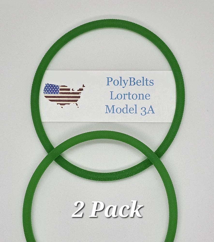 Lortone Model 3A  Replacement  Belt (Polyurethane) 2-Pack