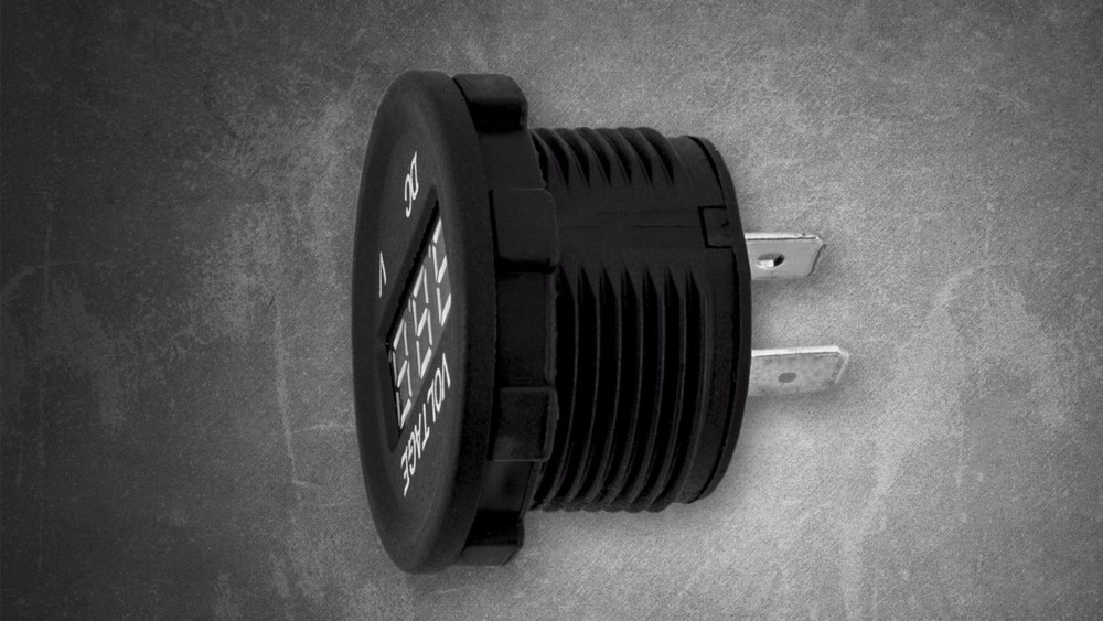 Auto Waterproof Digital Red Voltmeter Gauge Meter 12V