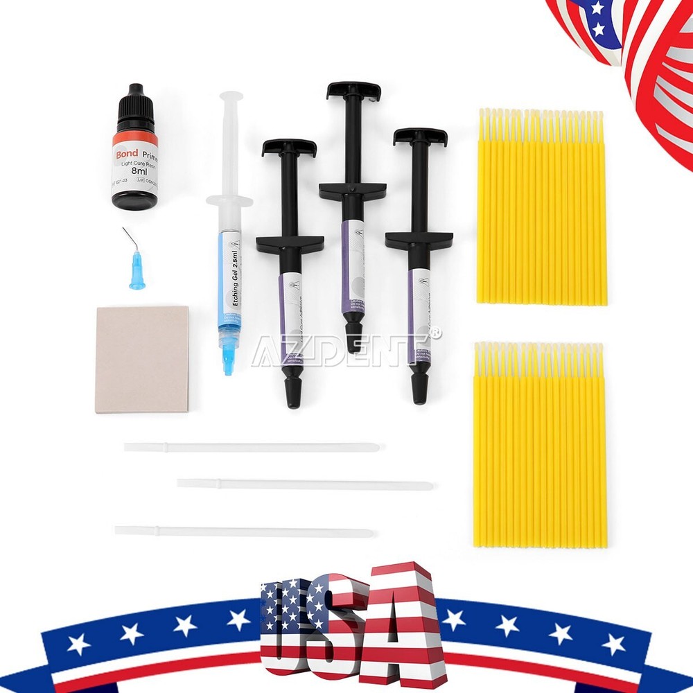 Dental Orthodontic Light Cure Bracket Bonding Adhesive /Etching Gel