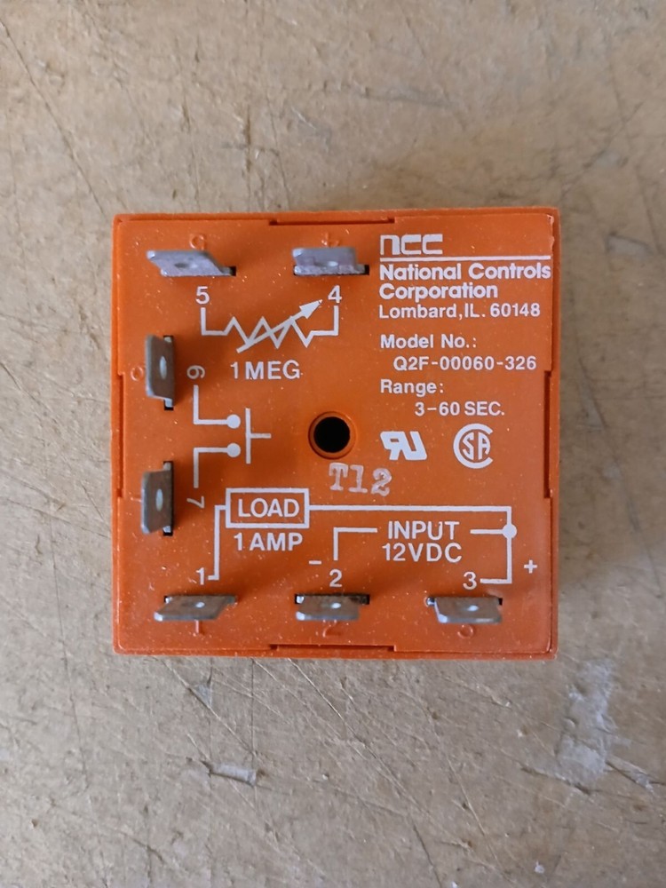 Ametek/NCC Solid State Cube Timer, Model Q2F-00060-326