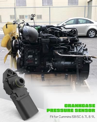 Engine Crankcase Pressure Sensor Fit for Cummins ISB ISC 6.7L 8.9L Replace
