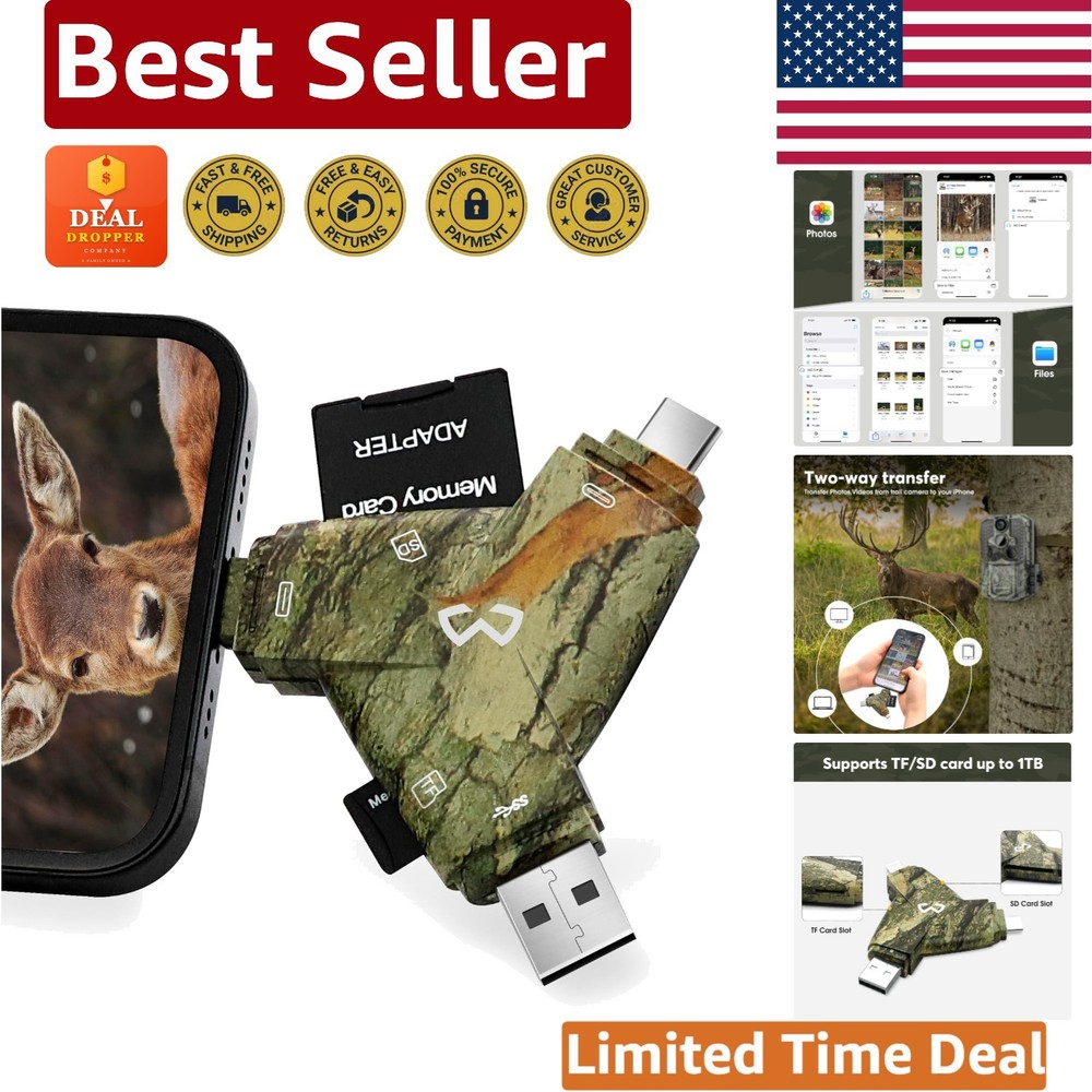 Plug & Play Trail Camera Viewer for Quick Game Footage Access - Compact Design