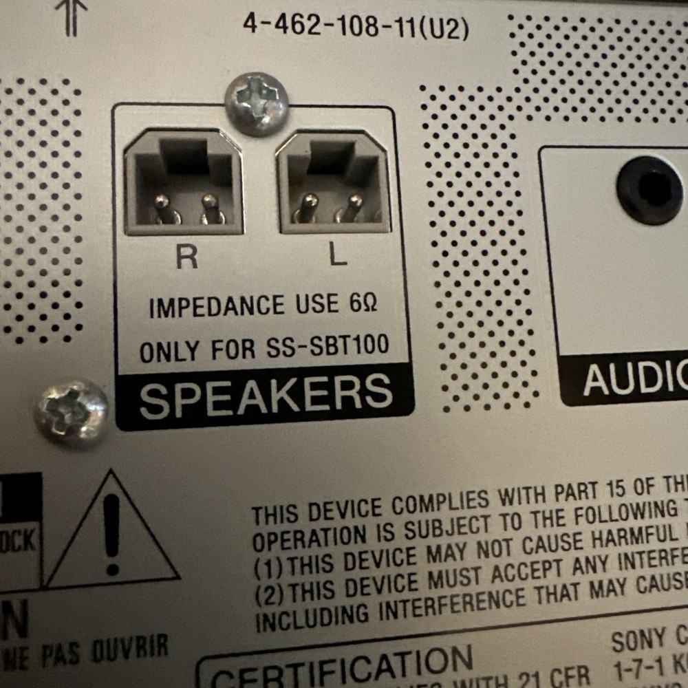 Sony HCD-SBT100 Bluetooth Micro Music System With Speaker & Remote