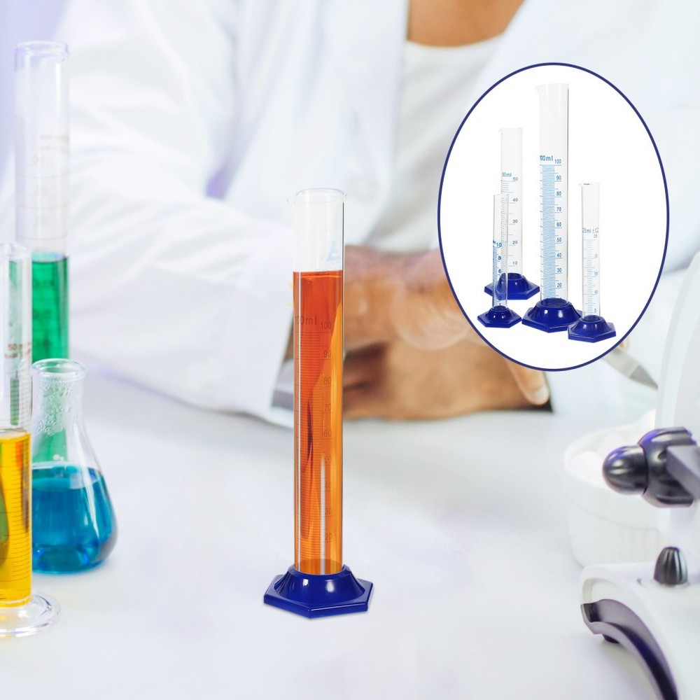 Scientific Experiment Set Laboratory Measuring Cylinder Beaker Cups