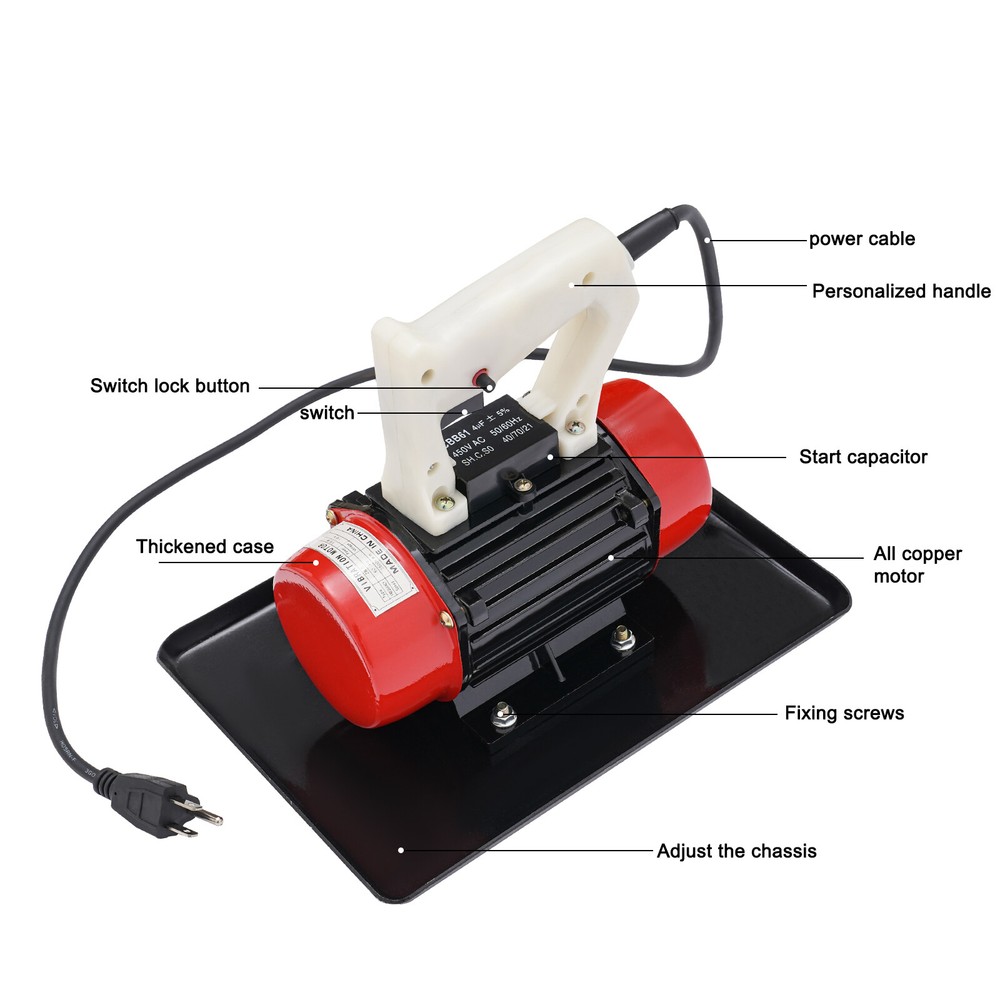Concrete Vibrating Motor Handheld Table Motion Concrete Vibrator Machine