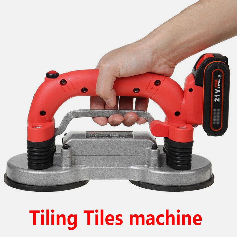 Automatic Tile Machine Tiles Vibrator Floor Vibrator Leveling Tool w/ 1 Battery