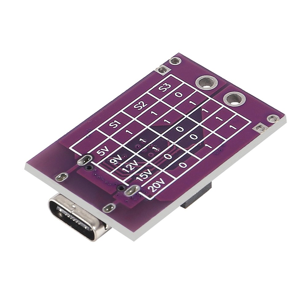 2pcs Type-C QC AFC PD2.0 PD3.0 to DC Fast Charge Decoy Trigger Polling Detect...