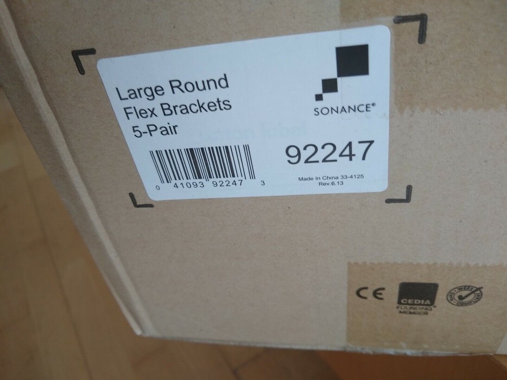 Sonance LARGE ROUND Flex Bracket for Select 8" Speaker(10-Pack) #92247 (Open)#b