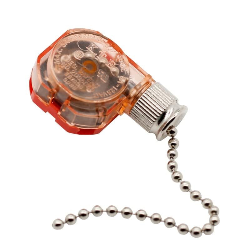 Home Ceiling Fan Light Lamp Replacement Parts 3position 4 Wire Pull Chain Con...