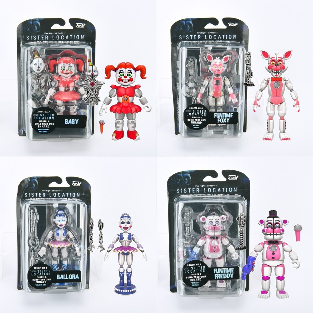 Five Nights At Freddy Sister Location Ballora Baby Funtime Foxy 5" Action Figure