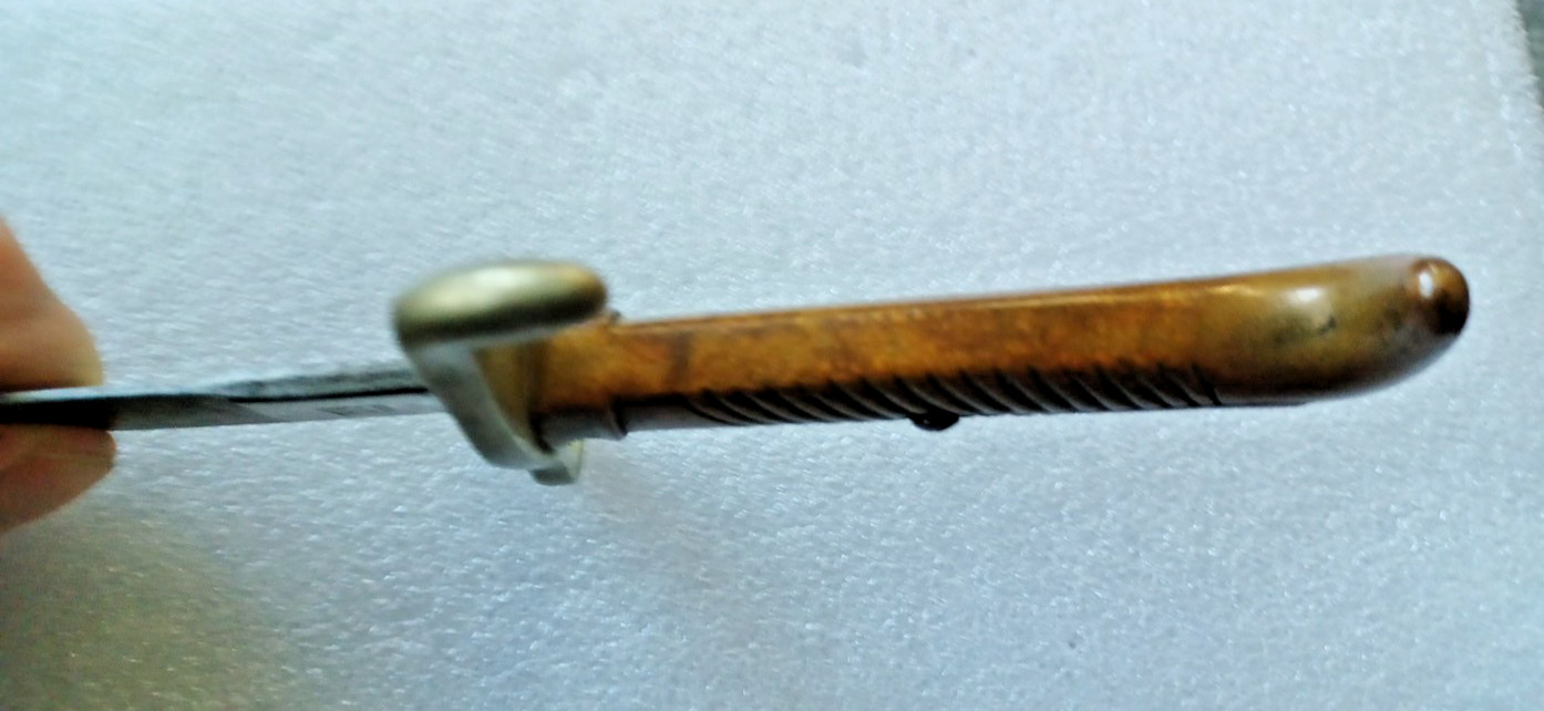 WWI Imperial German Dress Bayonet M1871 Style WKC Solingen Etched Unit Marked