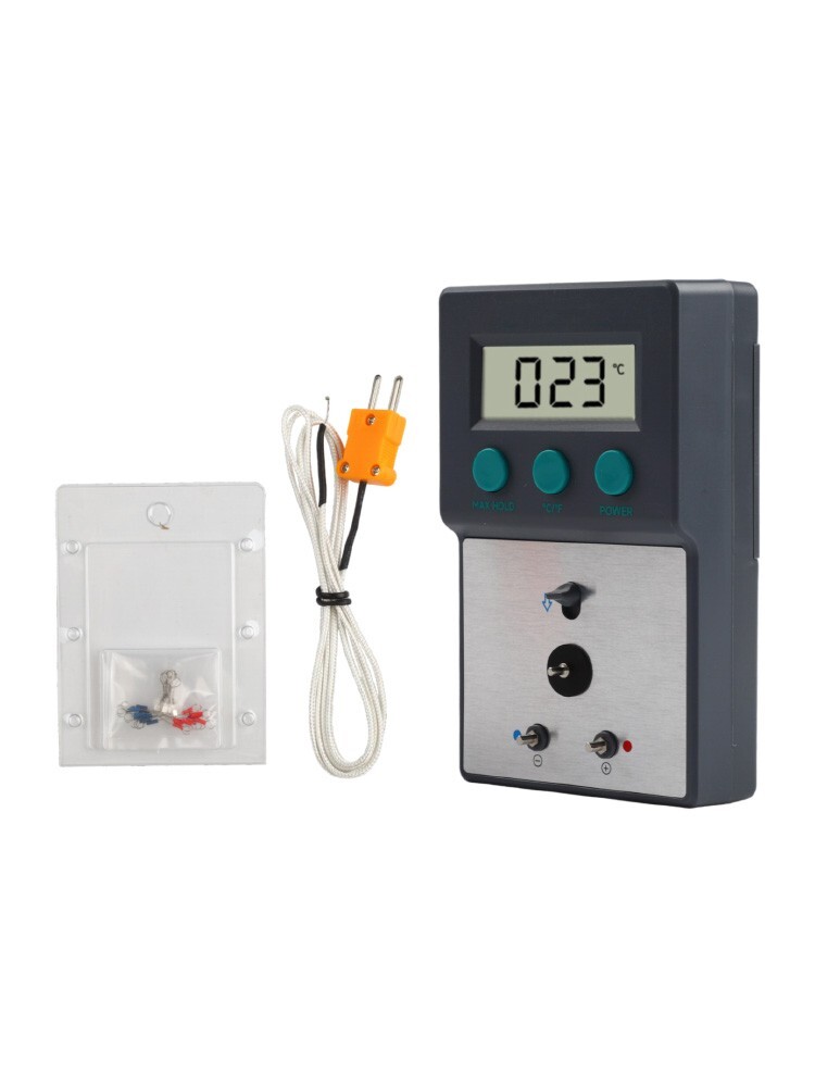 Solder Tip Thermometer with Customizable Shutdown Timer for Efficient Use