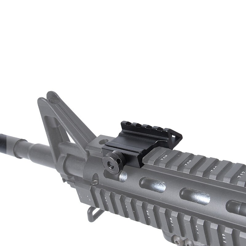 Tactical 45° Side Offset Red Dot Base RMR Sight M300 M600 Flashlight Mount